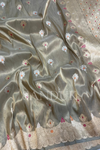 Silver Tissue Silk Saree