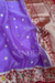 Kadhiyal Purple Kora Silk (Saree)