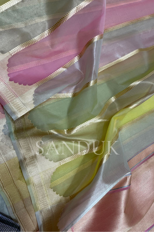 Kiara Pastel Rangkaat Saree
