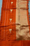Vertical line Buta Silk Saree