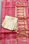 Check lines Silk Saree