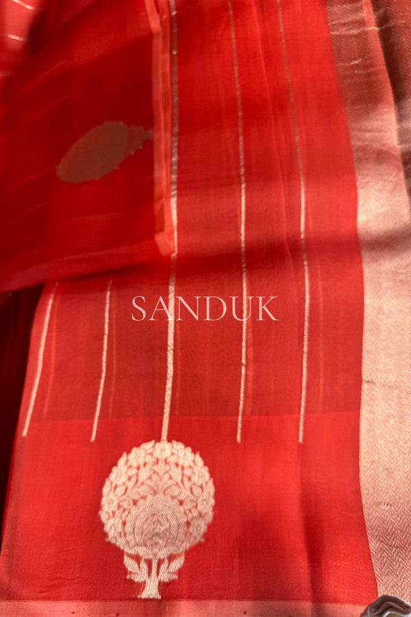 Mukhta Kora Silk Saree