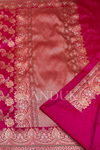 Gulabi Banarasi Kadhua Silk Saree