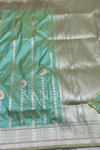 Aaloka pastel Green Saree